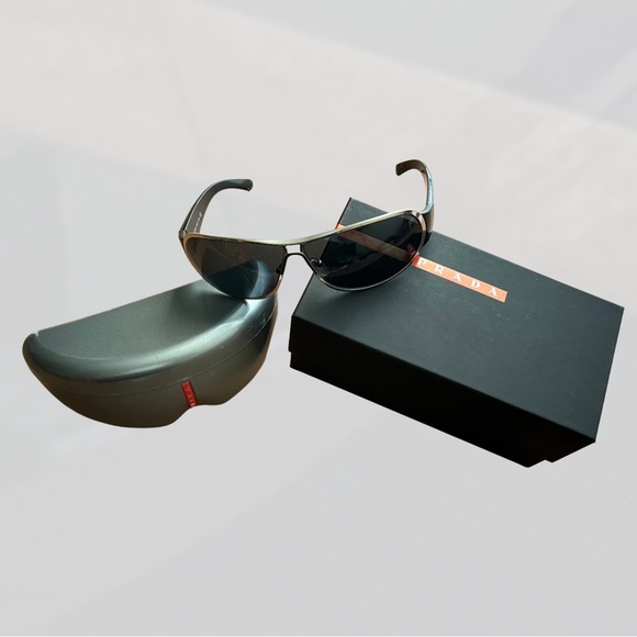 Prada Gray and Black Sunglasses - Picture 1 of 3